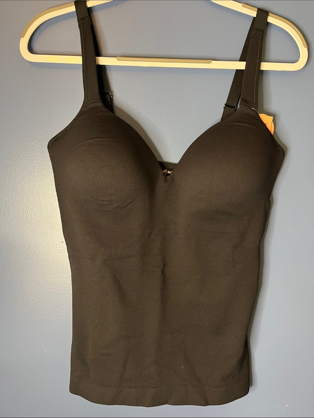 Shapermint Black Sweetheart Built-In Bra (wireless) Cami Top new in bag w tag XL - Picture 11 of 16